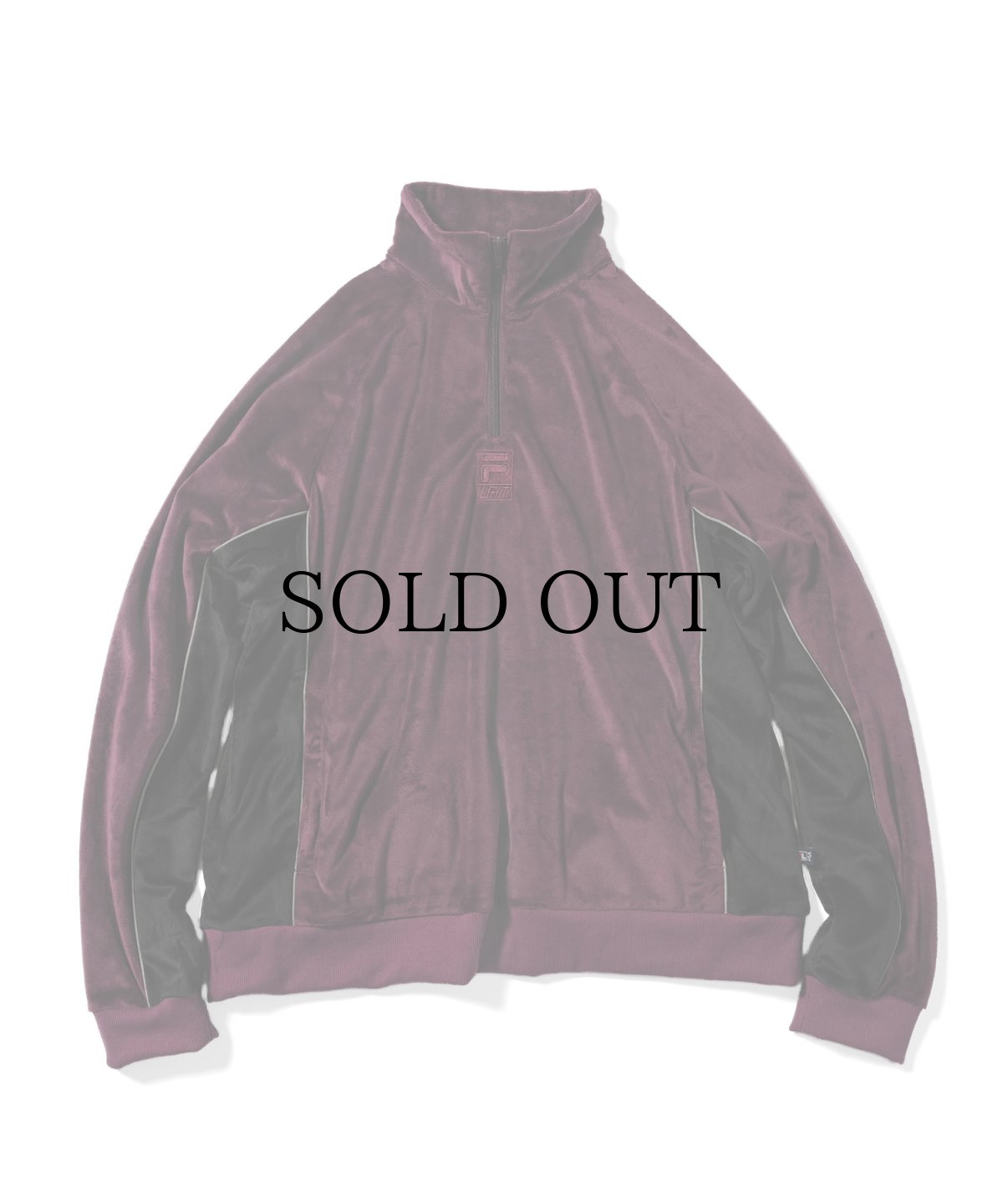 画像3: LFYT(ラファイエット) / LFYT × FILA VELOUR HALF ZIP PULLOVER (3)