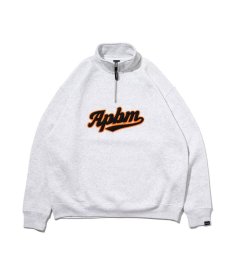 画像1: APPLEBUM(アップルバム) / "Apbm" Half Zip Sweat (1)