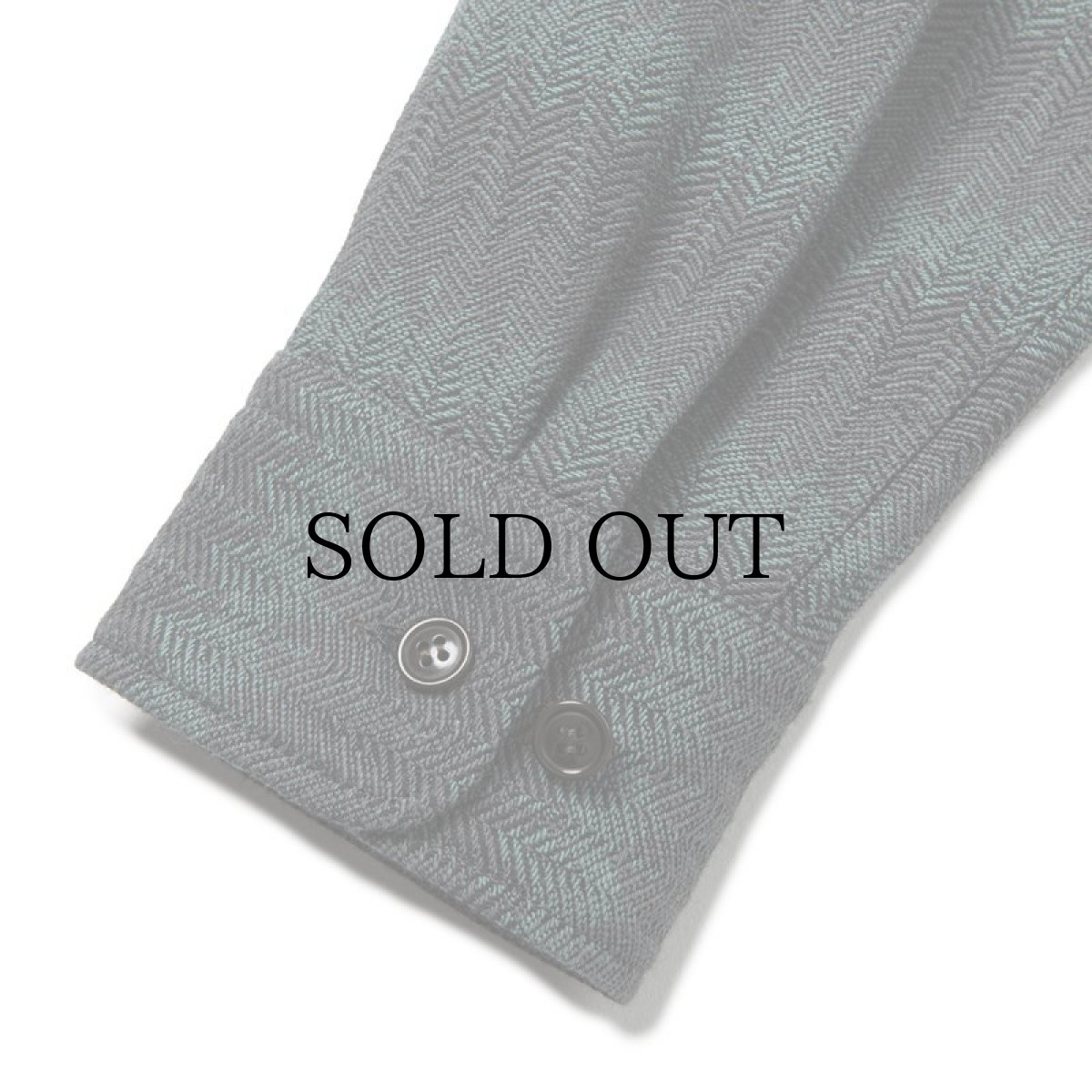 画像6: CALEE(キャリー) / Gradation ombre herringbone L/S shirt (6)