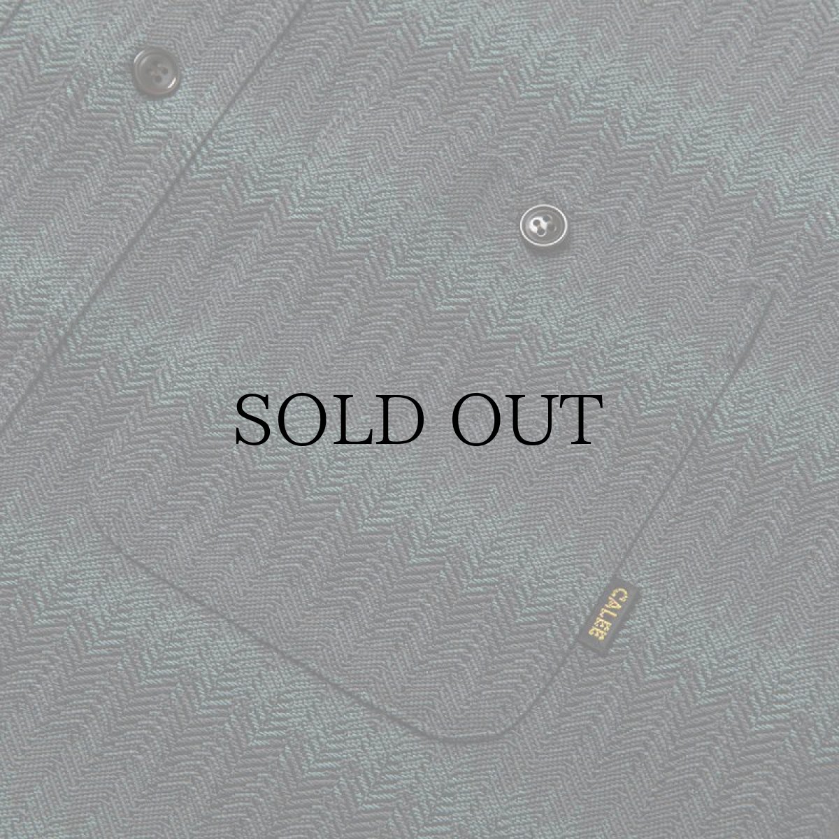 画像5: CALEE(キャリー) / Gradation ombre herringbone L/S shirt (5)