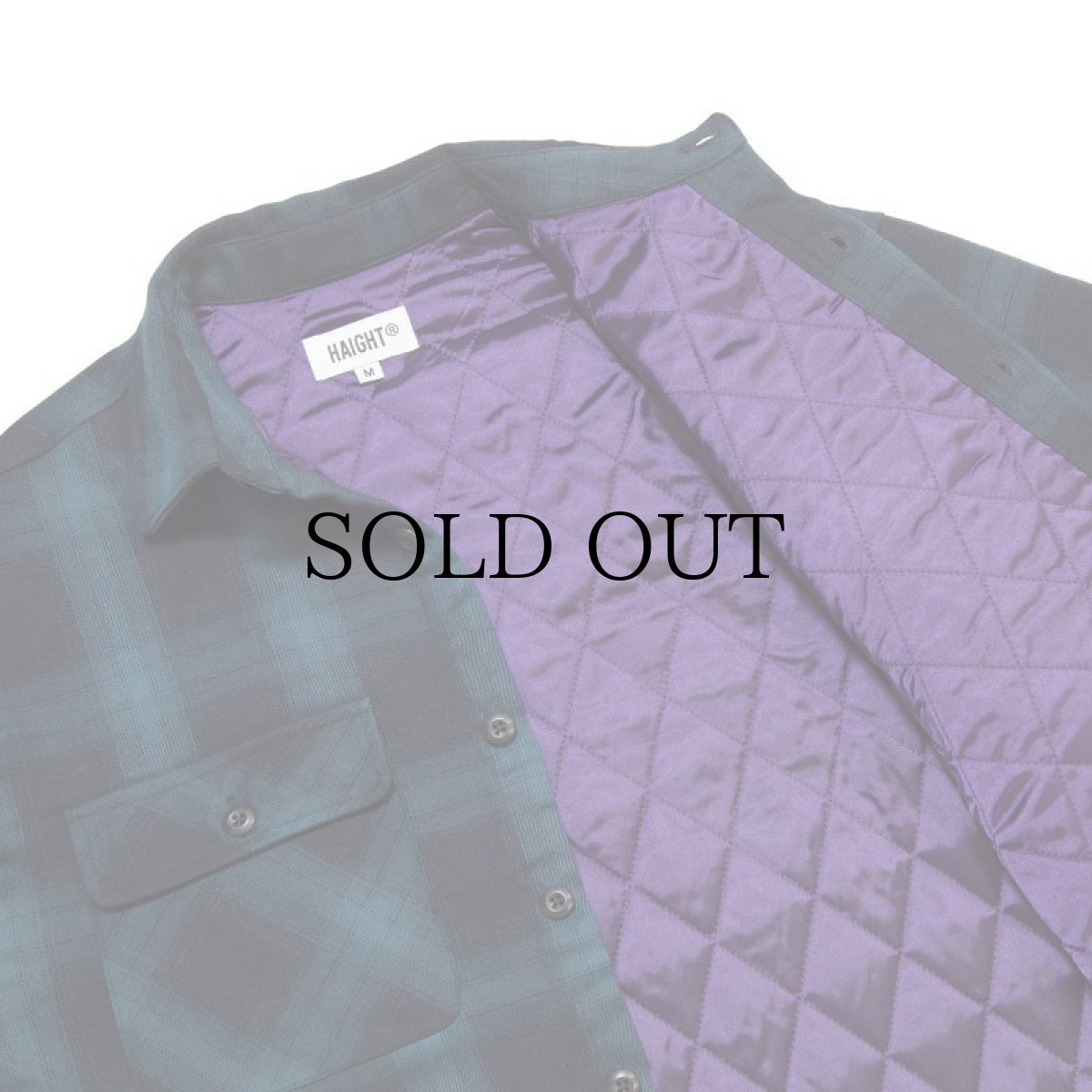 画像12: HAIGHT / OMBRE CHECK SHIRT JACKET (12)