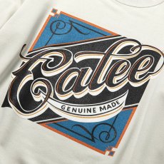 画像4: CALEE(キャリー) / Aeroknot CALEE sign board drop shoulder cutsew -Naturally paint design- (4)