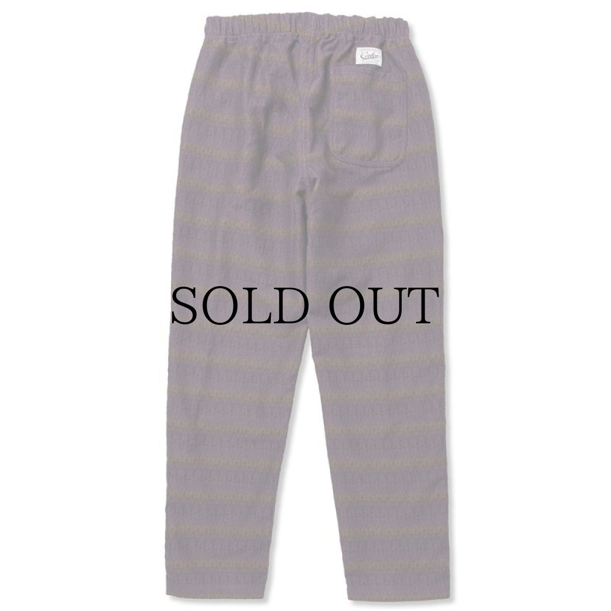 画像4: CALEE(キャリー) / Gradation ombre herringbone easy trousers (4)