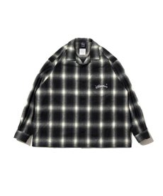 画像2: APPLEBUM(アップルバム) / Ombre Check Oversize Shirt (2)