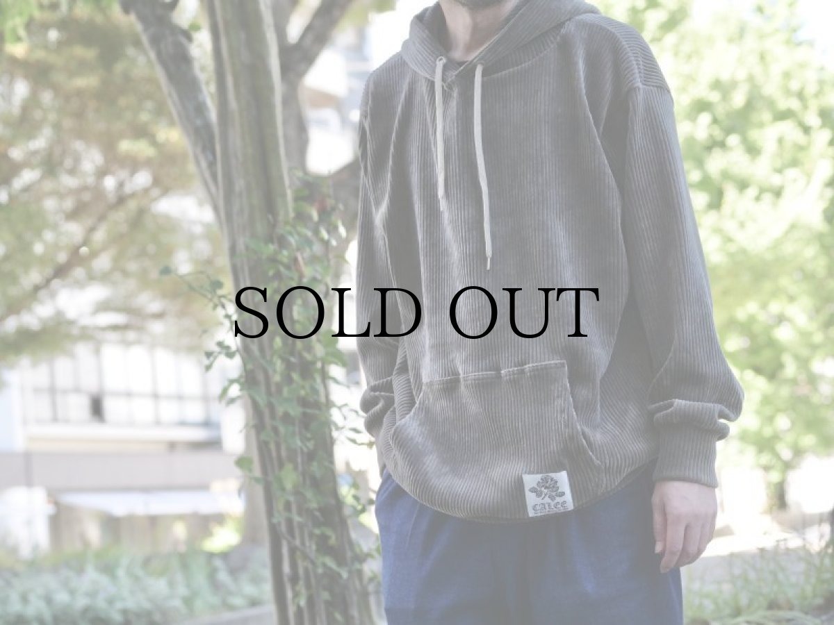画像7: CALEE(キャリー) / Cotton pile jersey pullover hoodie (7)