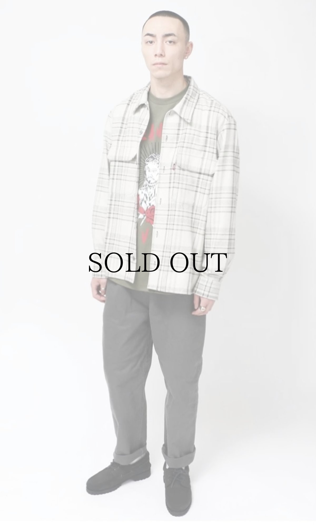 画像3: HIDEANDSEEK(ハイドアンドシーク) / Check L/S Shirt(22aw) (3)