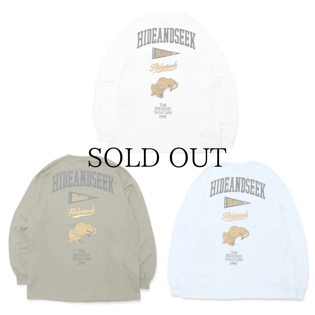 画像2: HIDEANDSEEK(ハイドアンドシーク) / College L/S Tee(22aw) (2)