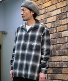 画像1: APPLEBUM(アップルバム) / Ombre Check Oversize Shirt (1)