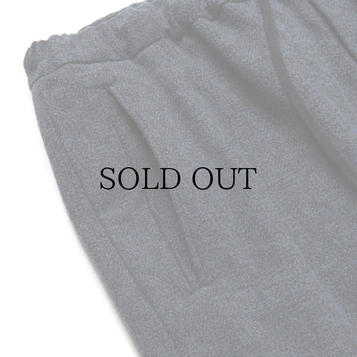 画像5: CALEE(キャリー) / Tweed type cotton cloth easy trousers (5)