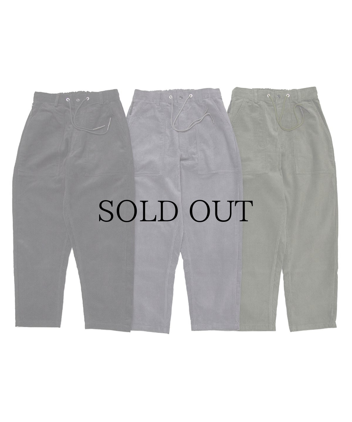 画像1: HAIGHT / CORDUROY BAKER PANTS (1)