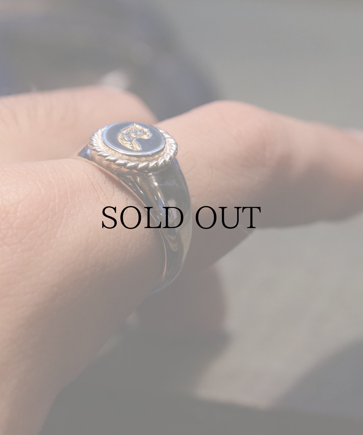 画像5: LARRY SMITH(ラリースミス) / EAGLE HEAD STAMPED RING No.36 (5)