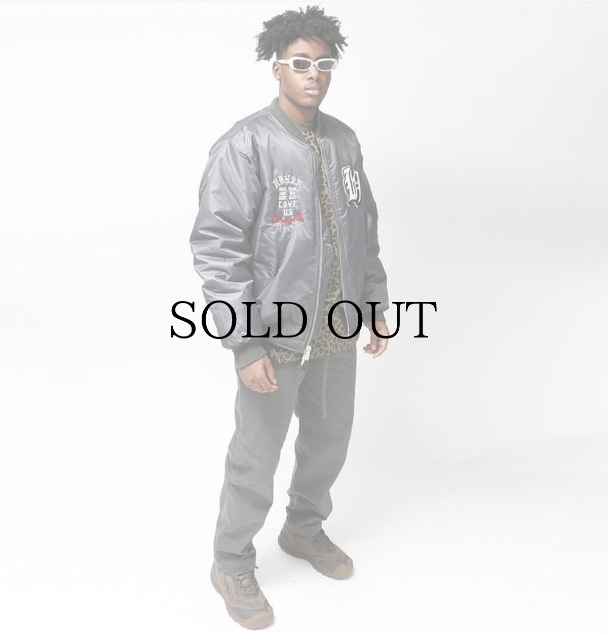 画像7: HIDEANDSEEK(ハイドアンドシーク) / LOVE US Flight Jacket (7)