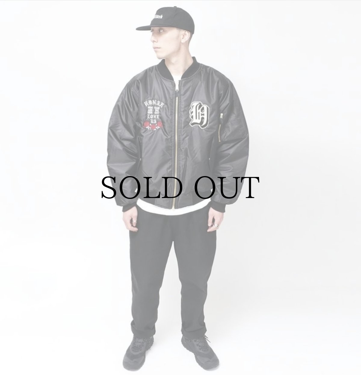 画像6: HIDEANDSEEK(ハイドアンドシーク) / LOVE US Flight Jacket (6)