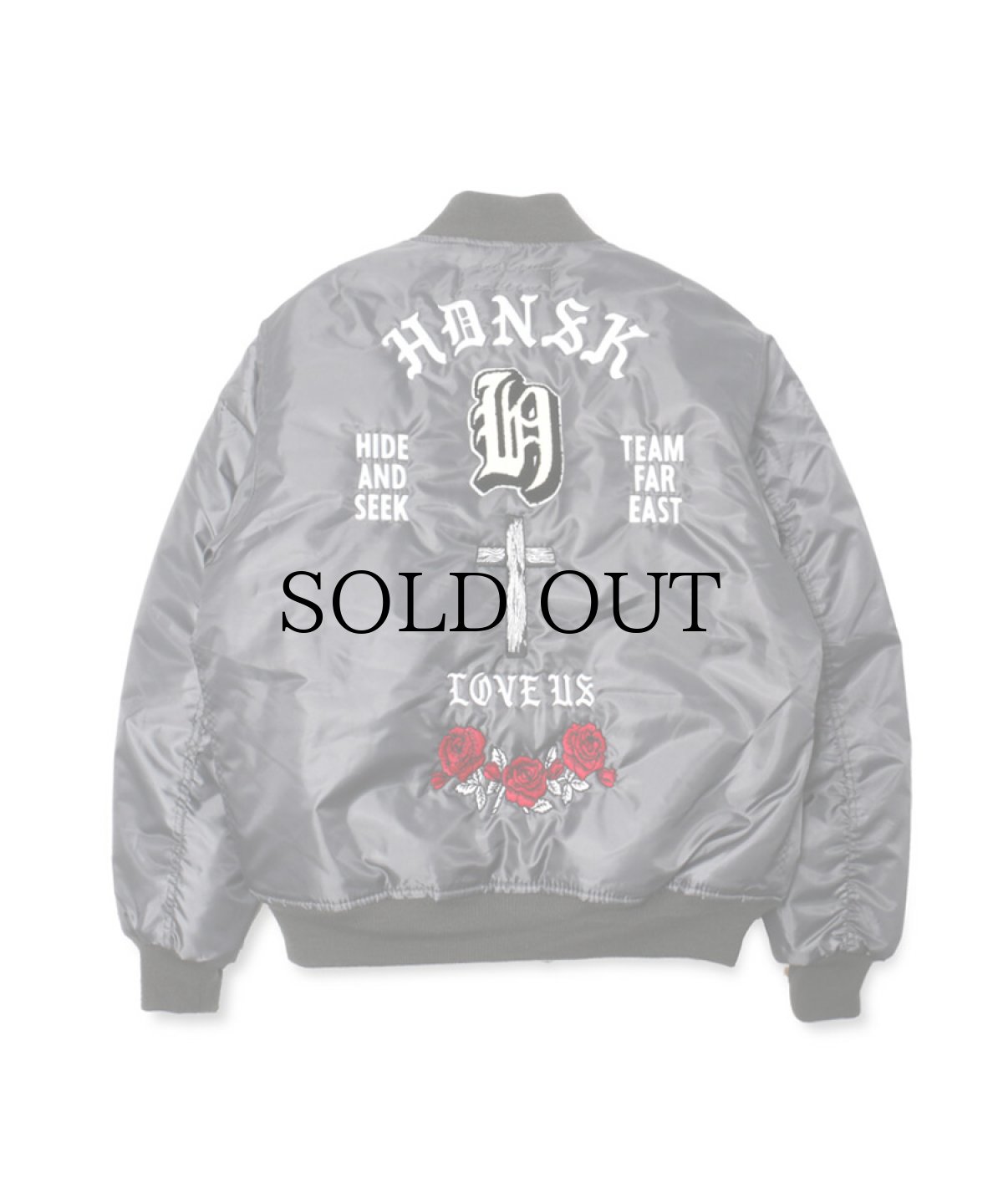 画像4: HIDEANDSEEK(ハイドアンドシーク) / LOVE US Flight Jacket (4)