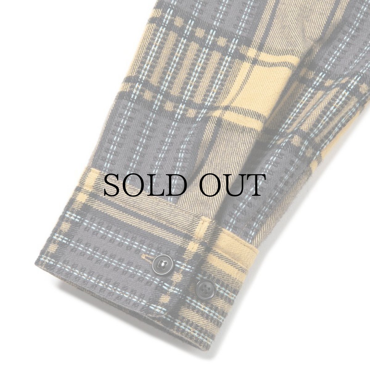 画像5: CALEE(キャリー) / Dobby check pattern L/S shirt (5)