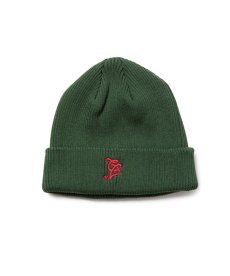 画像2: CALEE(キャリー) / CAL Logo embroidery cotton knit cap (2)