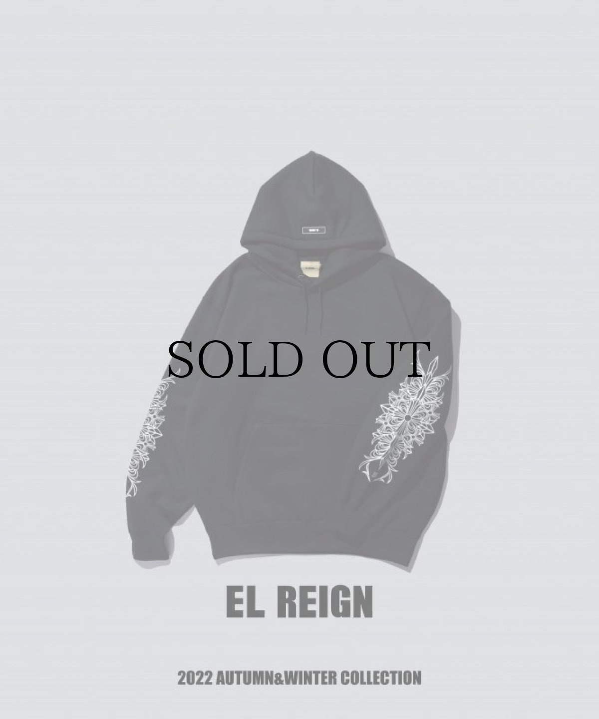 画像1: EL REIGN / REVENGE FLORAL HOODIE (1)