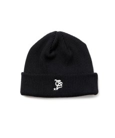 画像1: CALEE(キャリー) / CAL Logo embroidery cotton knit cap (1)