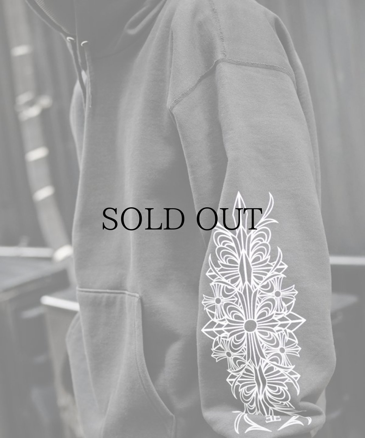 画像4: EL REIGN / REVENGE FLORAL HOODIE (4)