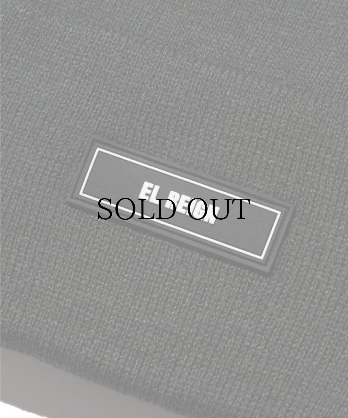 画像2: EL REIGN / RUBBER TAG KNIT CAP (2)