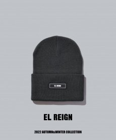 画像1: EL REIGN / RUBBER TAG KNIT CAP (1)