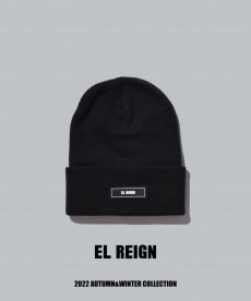 画像1: EL REIGN / RUBBER TAG KNIT CAP (1)