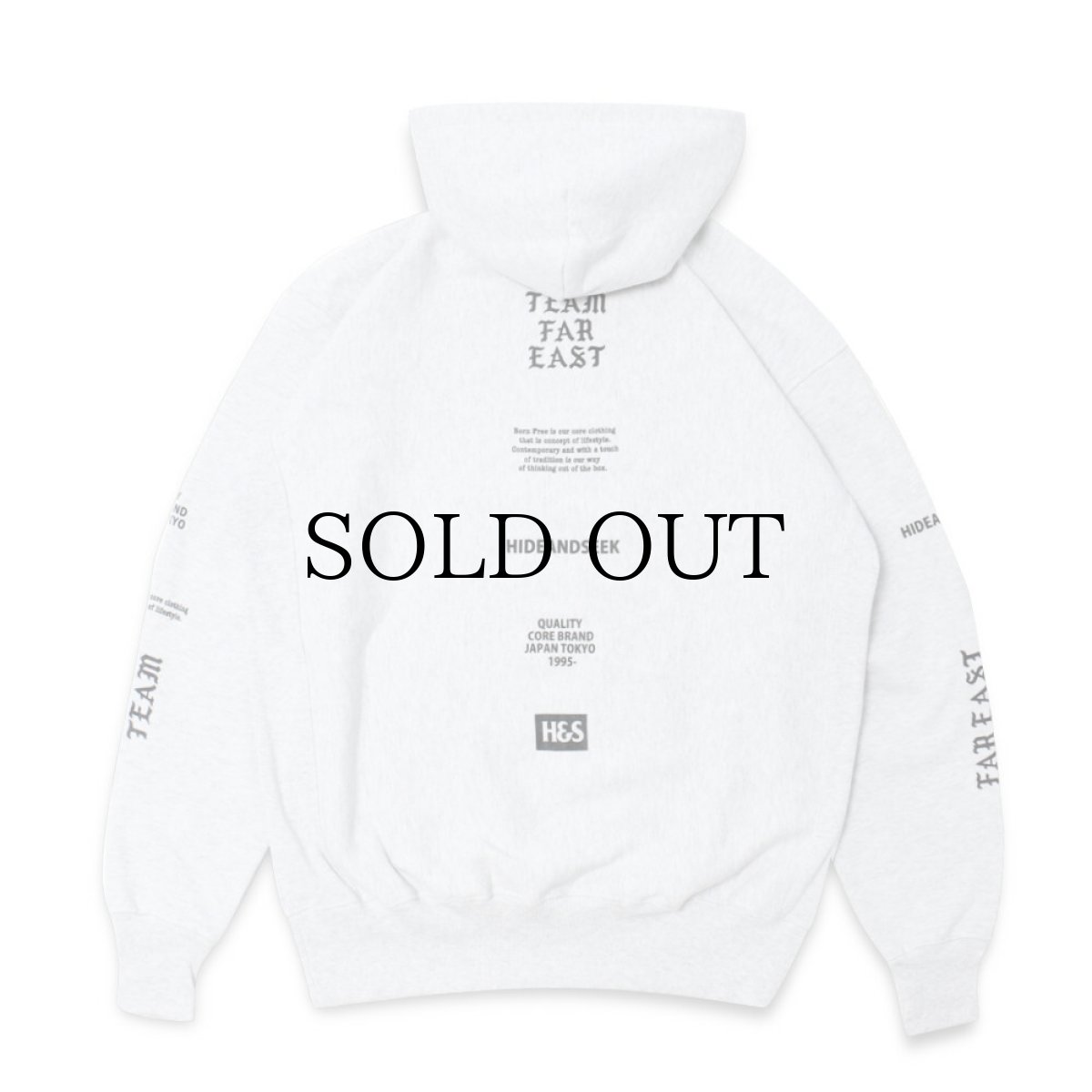 画像5: HIDEANDSEEK(ハイドアンドシーク) / TEAM FAR EAST Hooded Sweat Shirt (5)