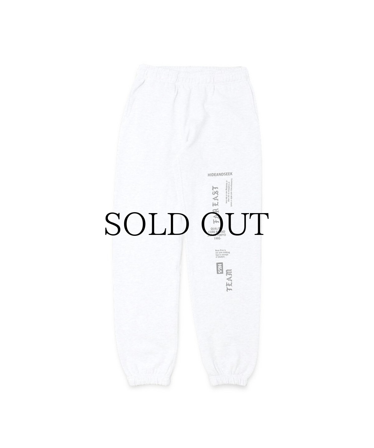 画像2: HIDEANDSEEK(ハイドアンドシーク) / TEAM FAR EAST Sweat Pant (2)
