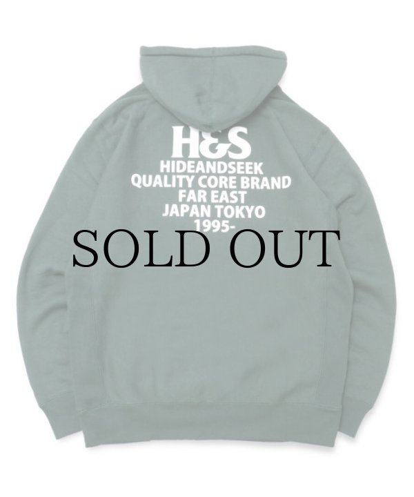 HIDEANDSEEK(ハイドアンドシーク) パーカー H&S Logo Hooded Sweat