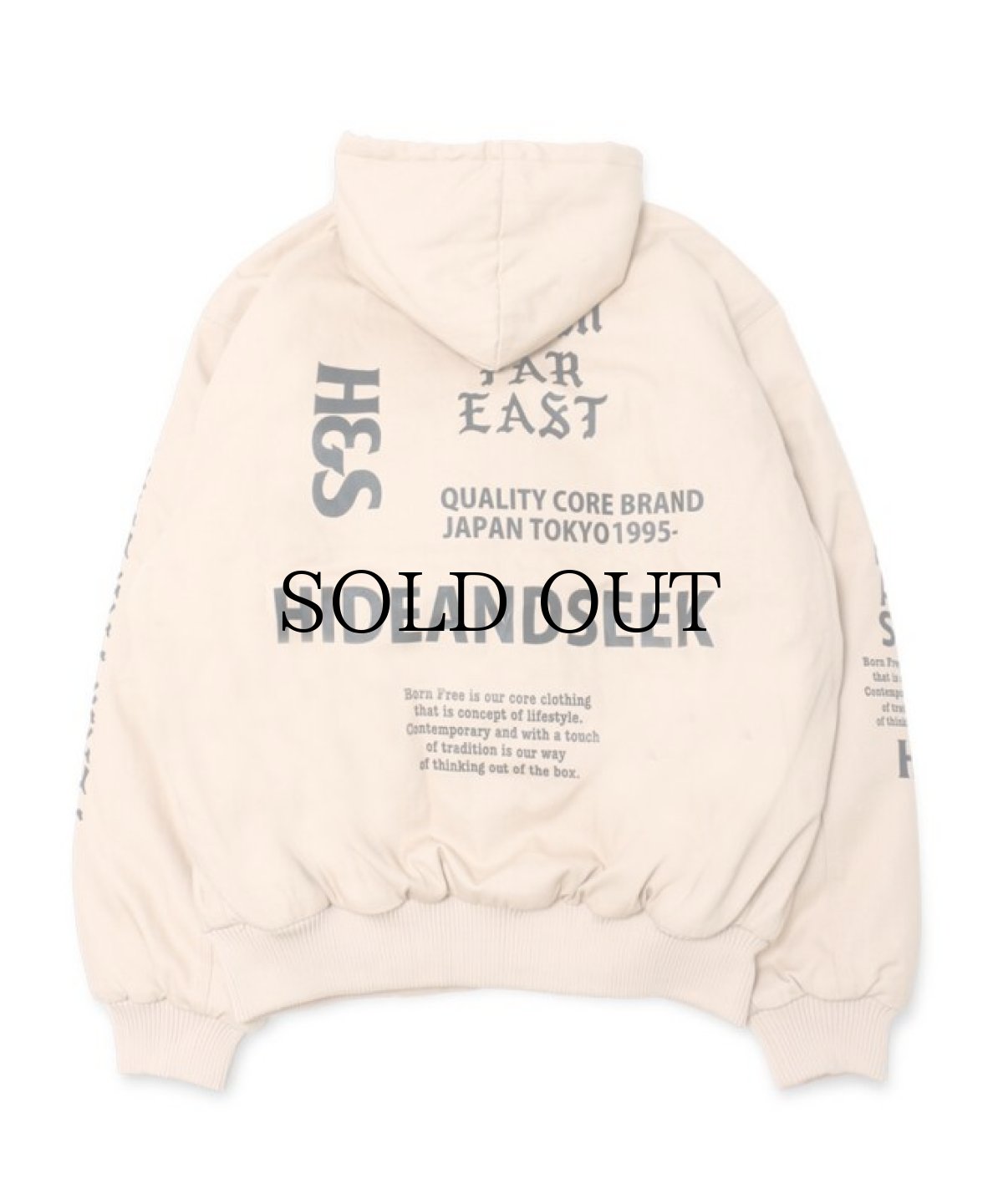 画像2: HIDEANDSEEK(ハイドアンドシーク) / Duck Hooded Jacket (2)