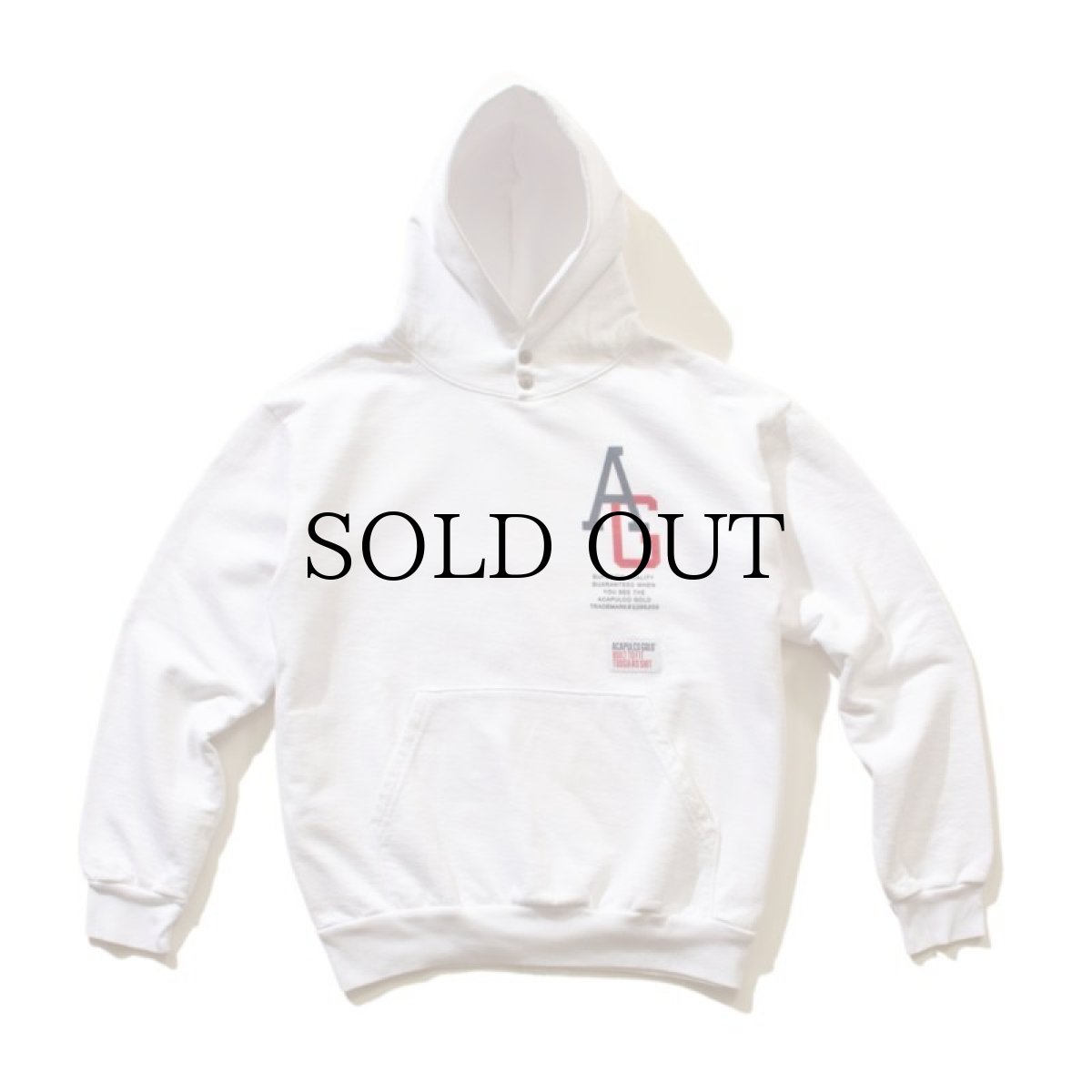 画像3: ACAPULCO GOLD / AG LEAGUE SNAP BUTTONS PULLOVER HOODED SWEATSHIRT (3)