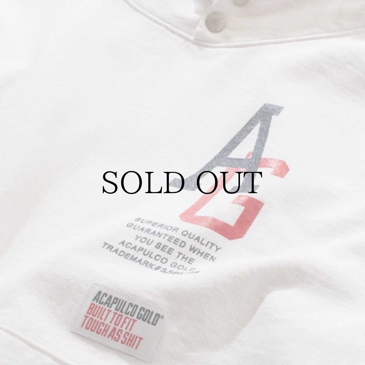 画像9: ACAPULCO GOLD / AG LEAGUE SNAP BUTTONS PULLOVER HOODED SWEATSHIRT (9)