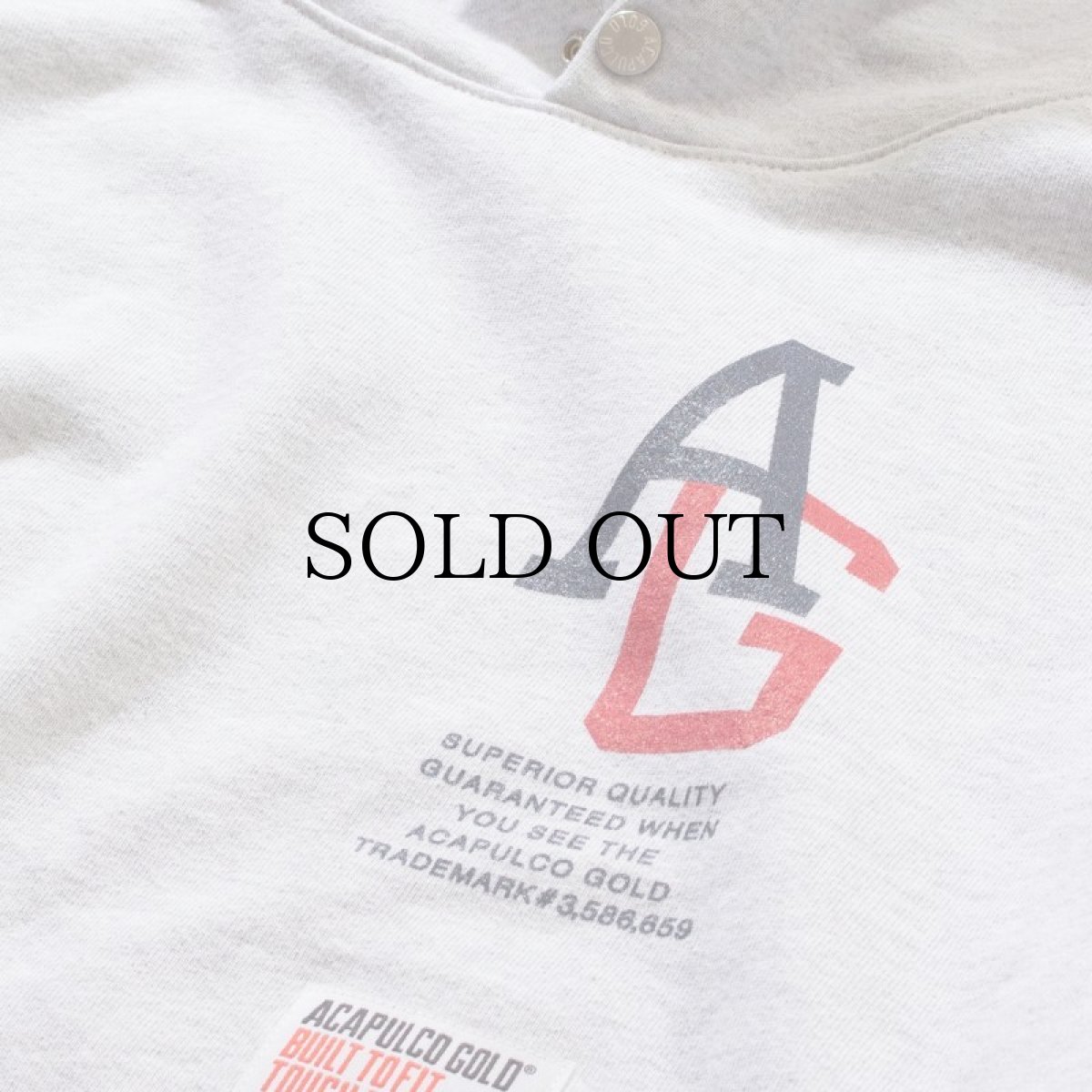 画像10: ACAPULCO GOLD / AG LEAGUE SNAP BUTTONS PULLOVER HOODED SWEATSHIRT (10)