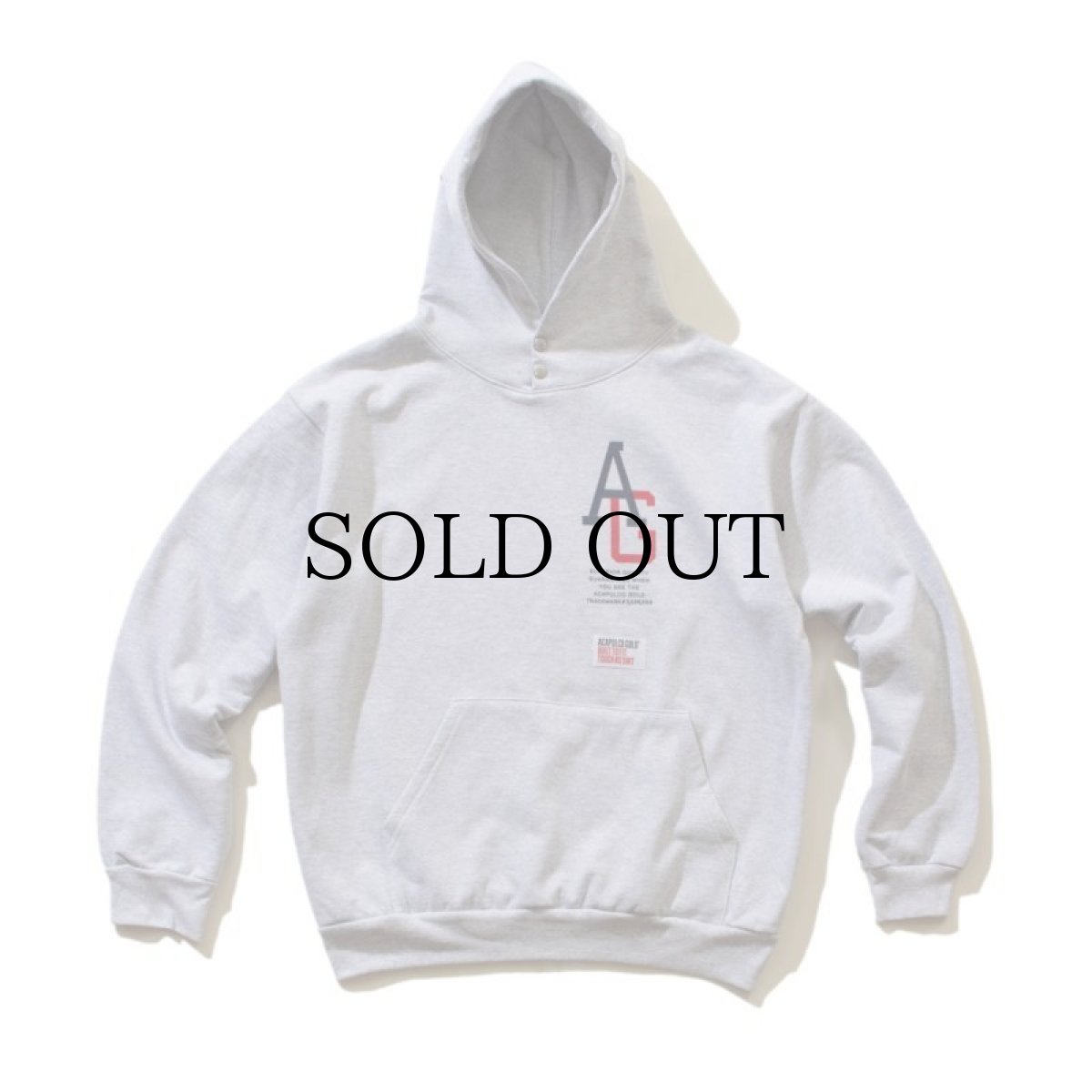 画像4: ACAPULCO GOLD / AG LEAGUE SNAP BUTTONS PULLOVER HOODED SWEATSHIRT (4)