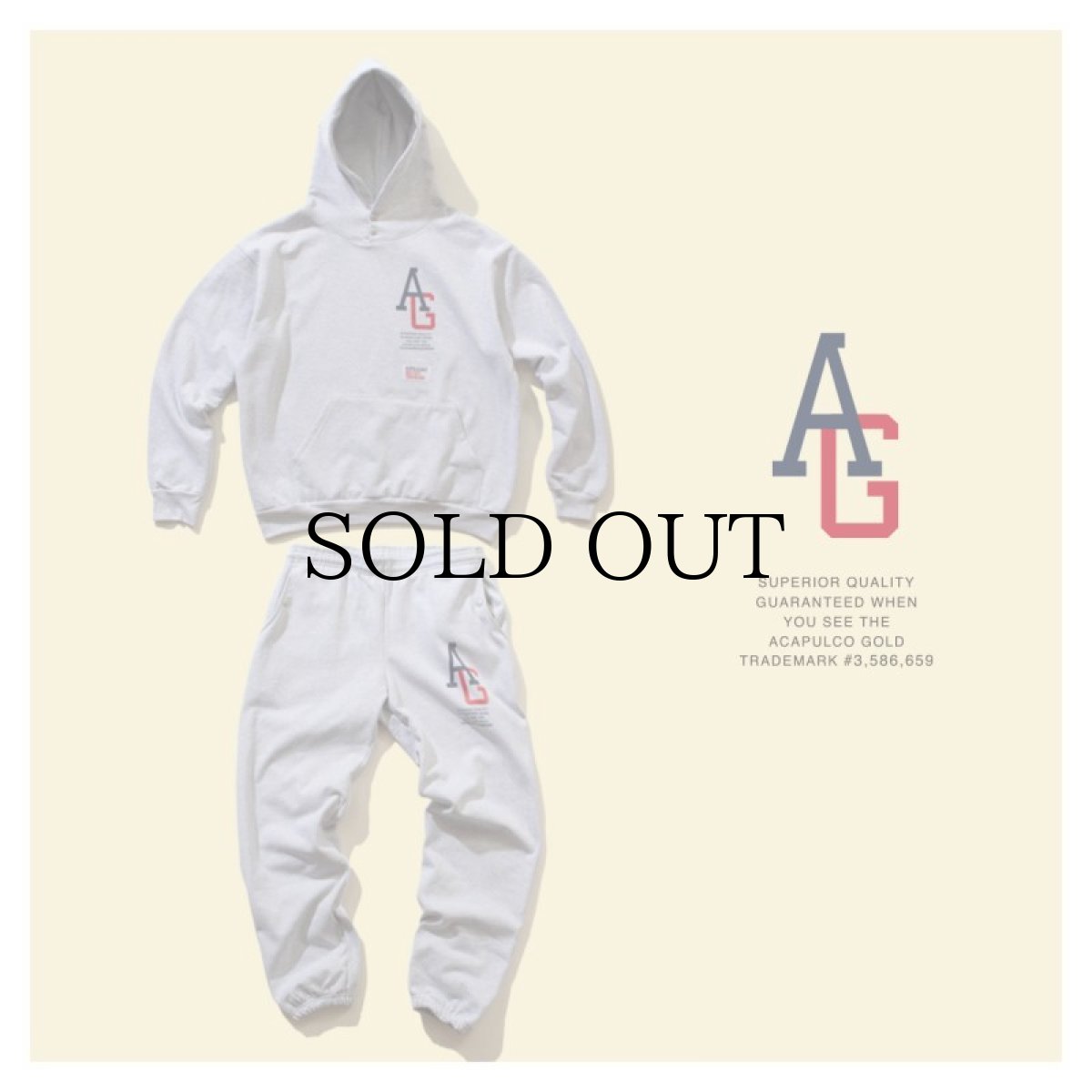 画像13: ACAPULCO GOLD / AG LEAGUE SNAP BUTTONS PULLOVER HOODED SWEATSHIRT (13)