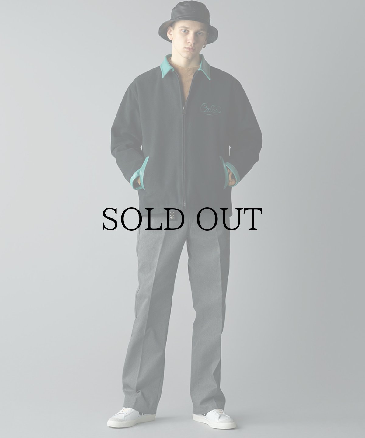 画像13: CALEE(キャリー) / CALEE Logo embroidery sports type jacket (13)