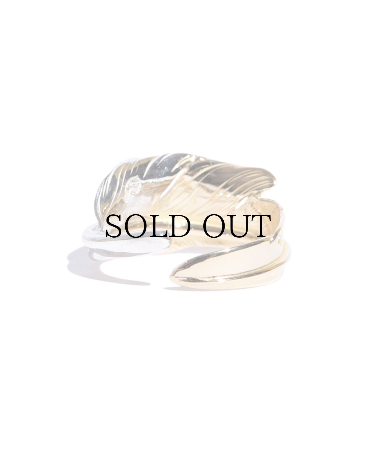 画像5: LARRY SMITH(ラリースミス) / KAZEKIRI FEATHER RING -SILVER & 18K GOLD- (5)