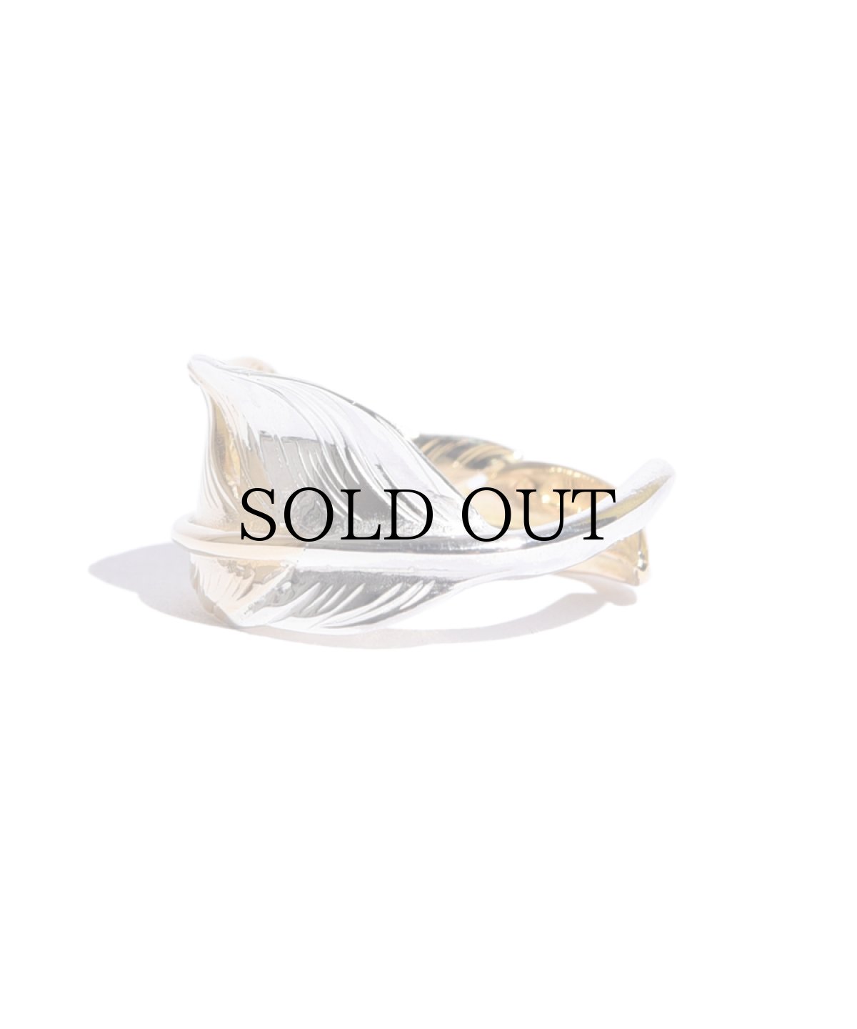 画像4: LARRY SMITH(ラリースミス) / KAZEKIRI FEATHER RING -SILVER & 18K GOLD- (4)