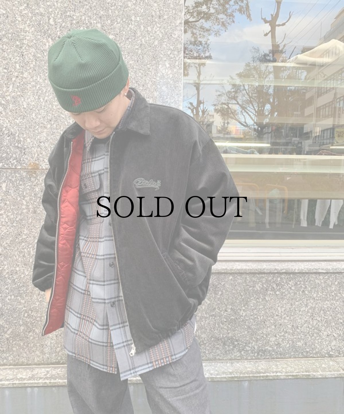 画像2: CALEE(キャリー) / CALEE Logo embroidery corduroy harrington jacket (2)