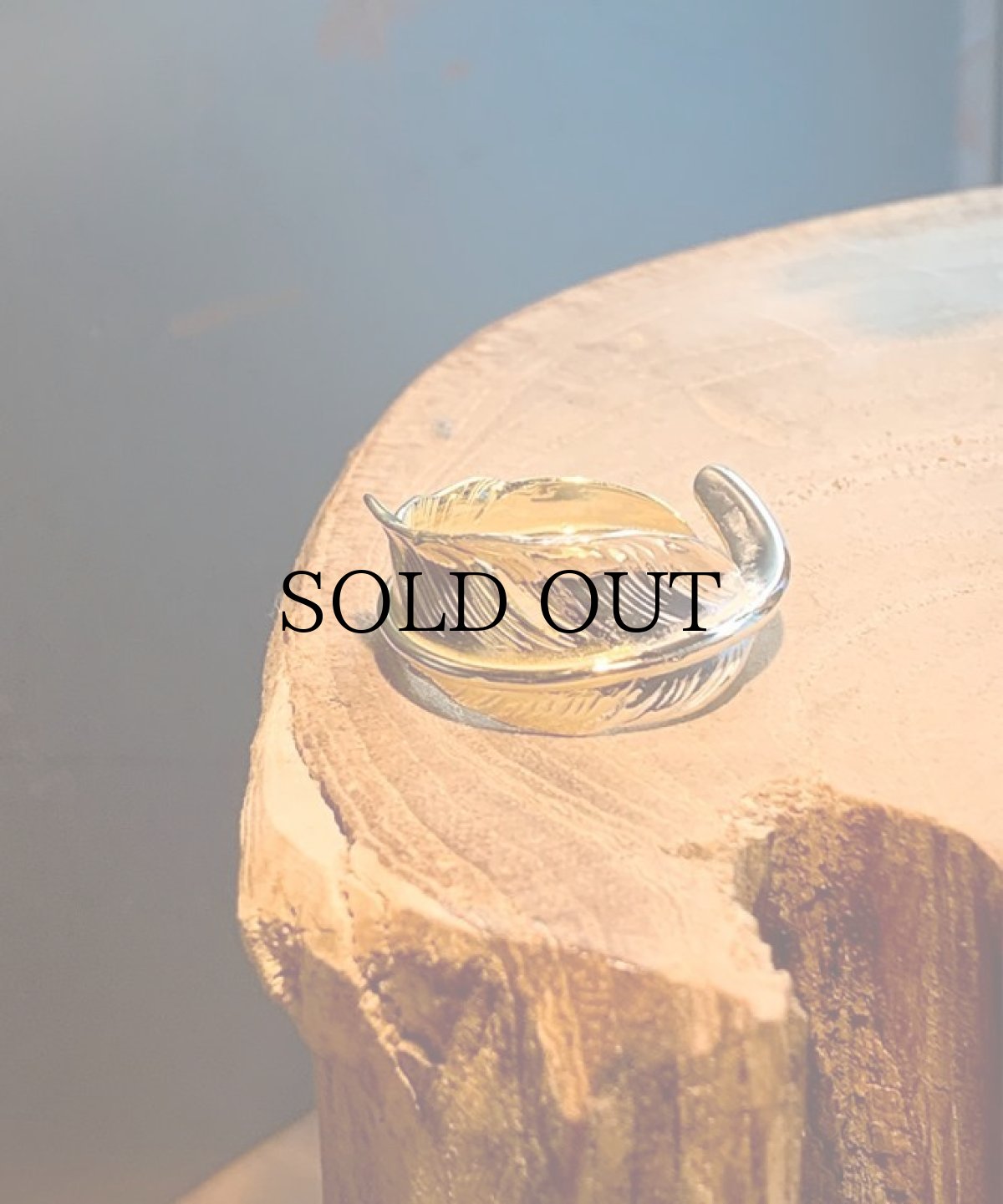 画像6: LARRY SMITH(ラリースミス) / KAZEKIRI FEATHER RING -SILVER & 18K GOLD- (6)