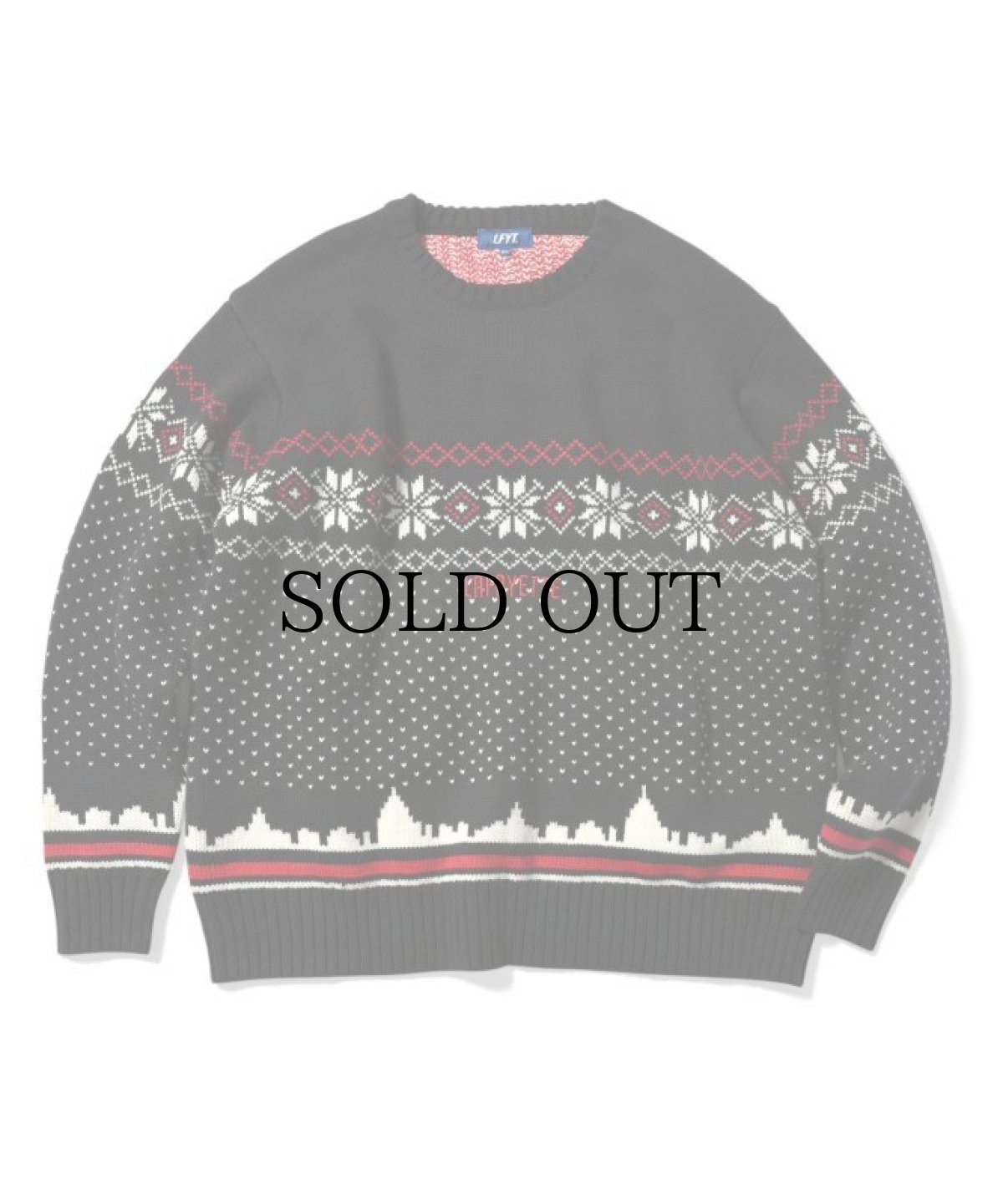 画像6: 【30%OFF】LFYT(ラファイエット) / CITY SCAPE SWEATER (6)