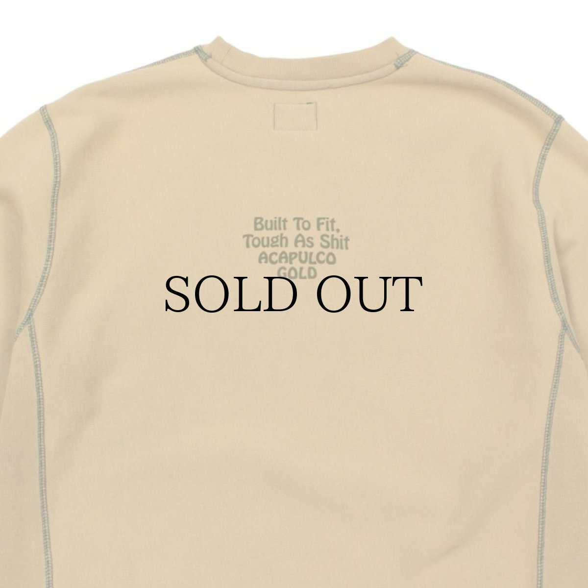 画像17: ACAPULCO GOLD / GET LOST CREW SWEATSHIRT (WORN EFFECT WASHED) (17)