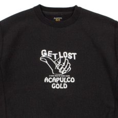 画像10: ACAPULCO GOLD / GET LOST CREW SWEATSHIRT (WORN EFFECT WASHED) (10)