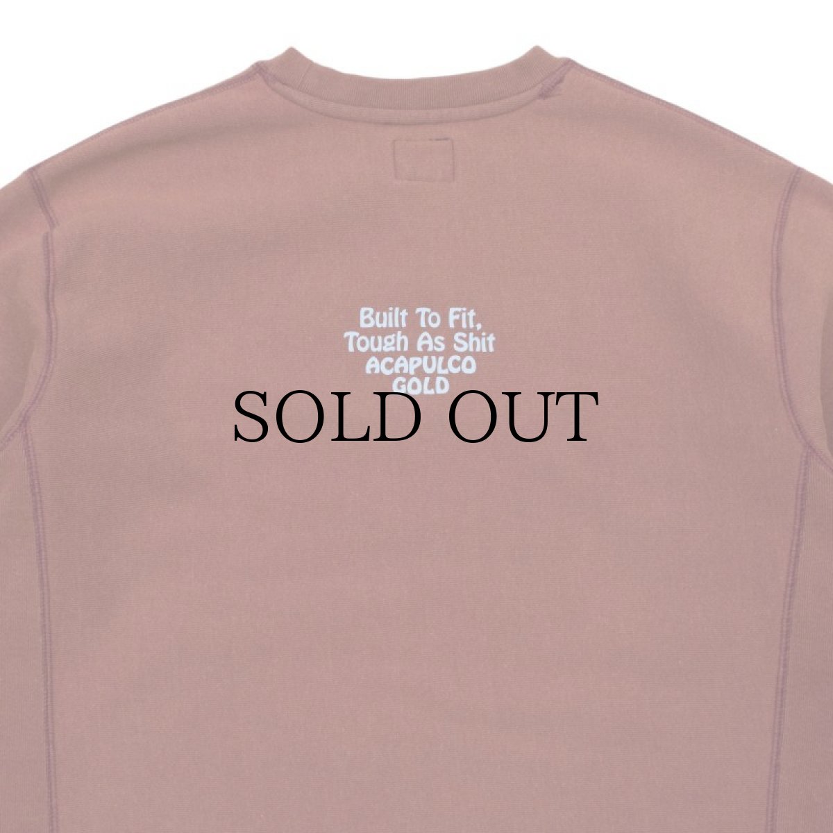 画像16: ACAPULCO GOLD / GET LOST CREW SWEATSHIRT (WORN EFFECT WASHED) (16)