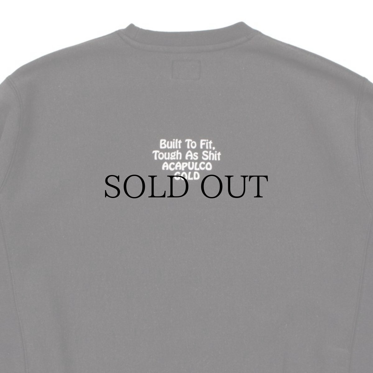 画像14: ACAPULCO GOLD / GET LOST CREW SWEATSHIRT (WORN EFFECT WASHED) (14)