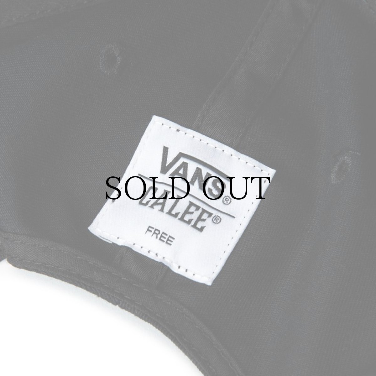 画像7: CALEE(キャリー) / × VANS FOL Wappen cap (7)