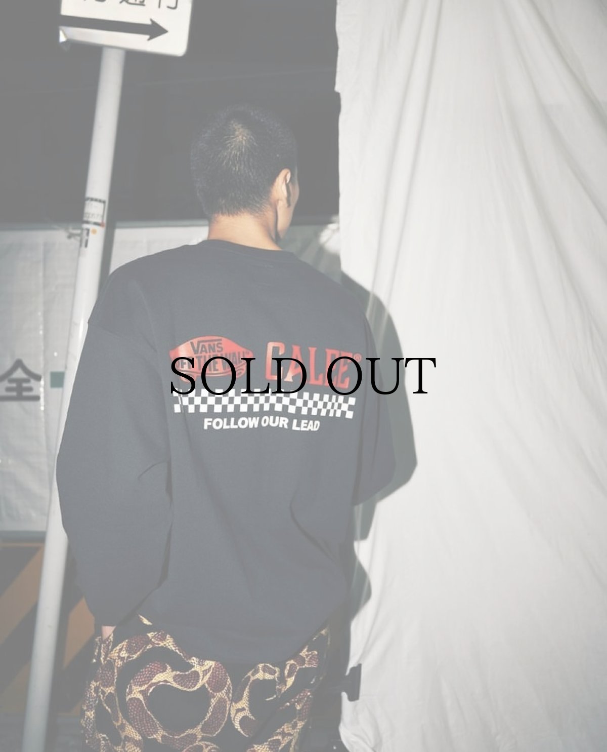 画像9: CALEE(キャリー) / × VANS Drop shoulder crew neck sweat (9)