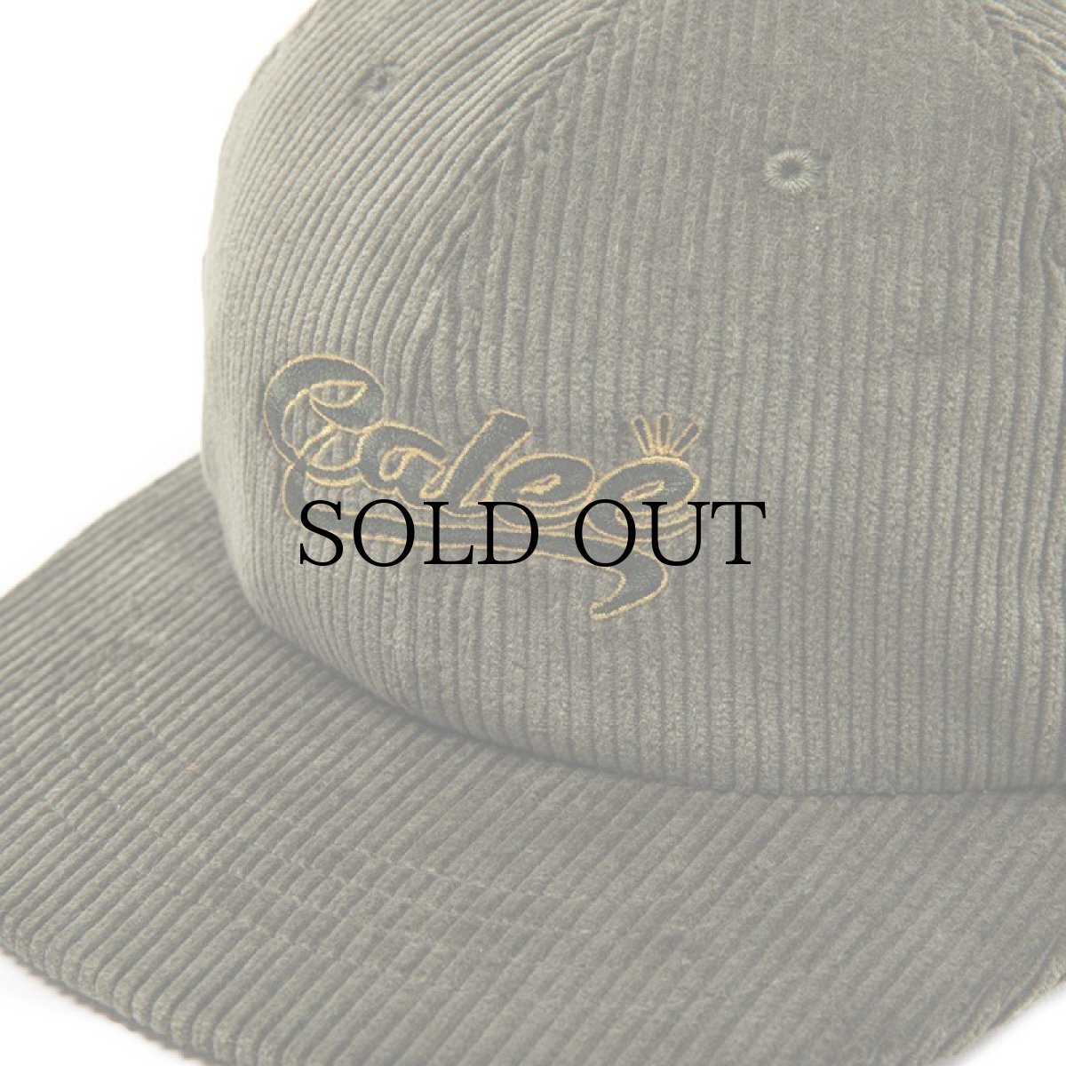 画像6: CALEE(キャリー) / CALEE Logo embroidery corduroy cap (6)