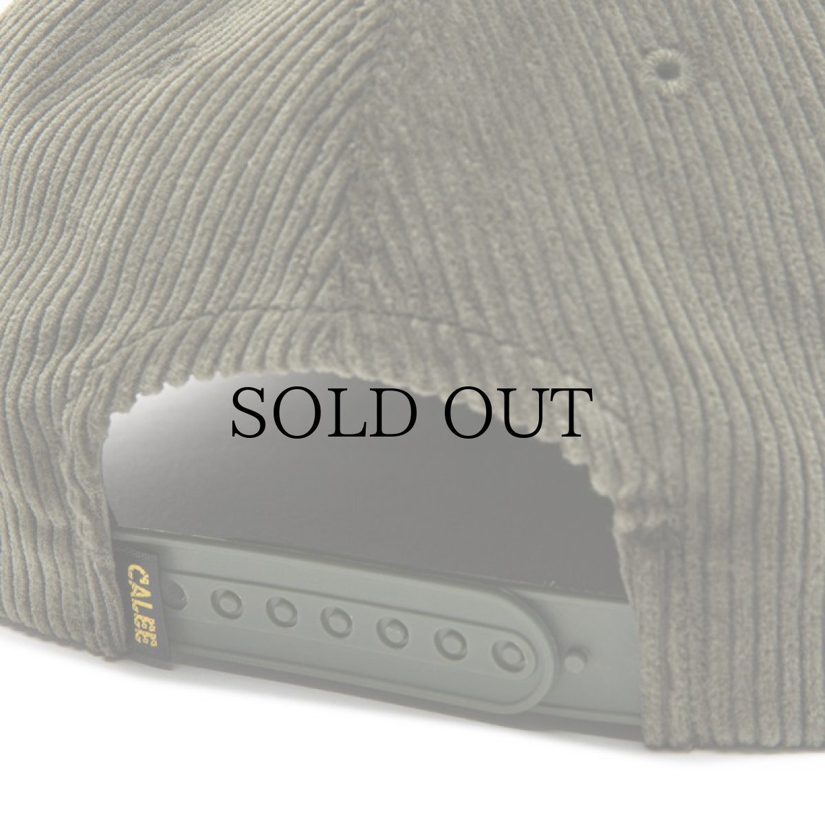 画像7: CALEE(キャリー) / CALEE Logo embroidery corduroy cap (7)