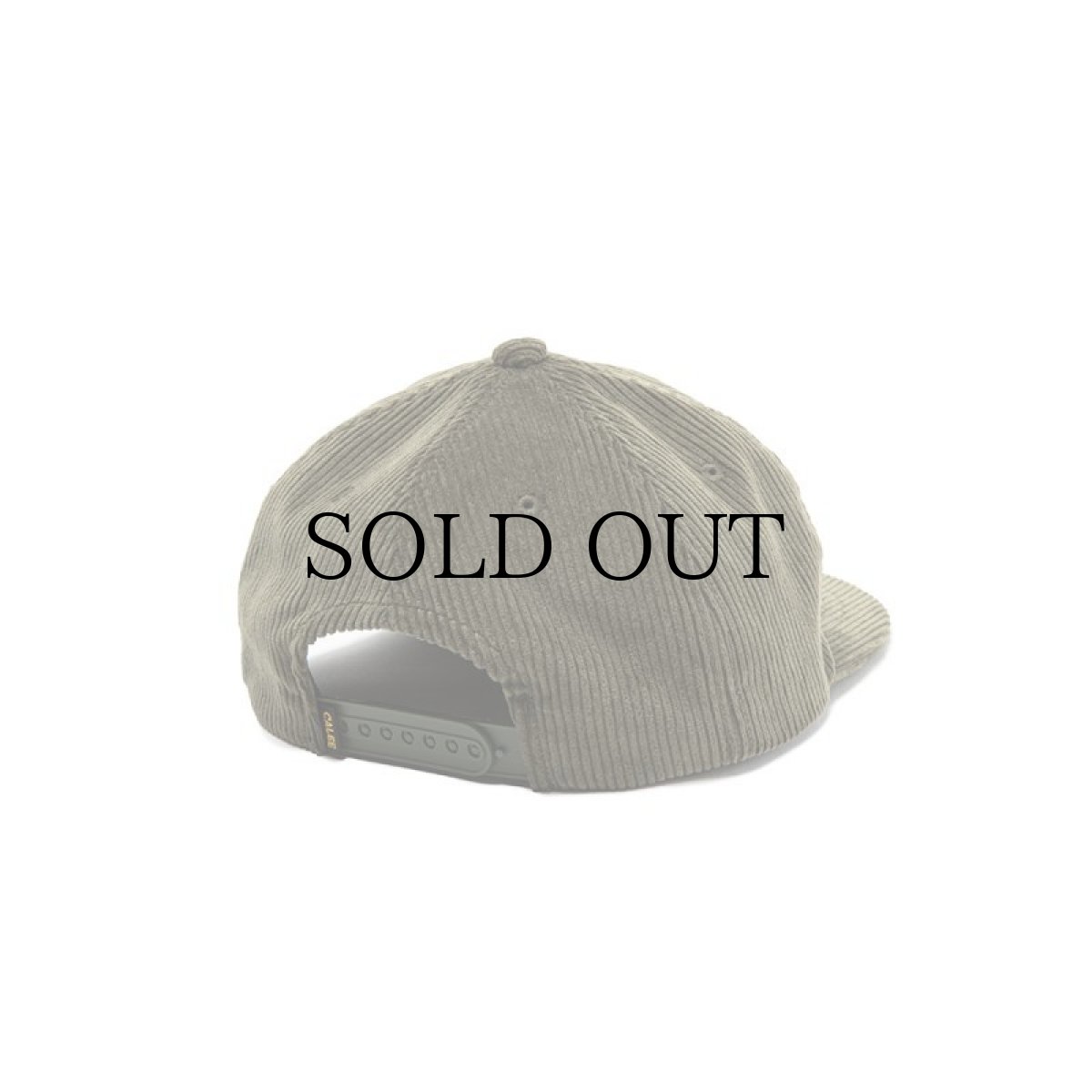 画像5: CALEE(キャリー) / CALEE Logo embroidery corduroy cap (5)